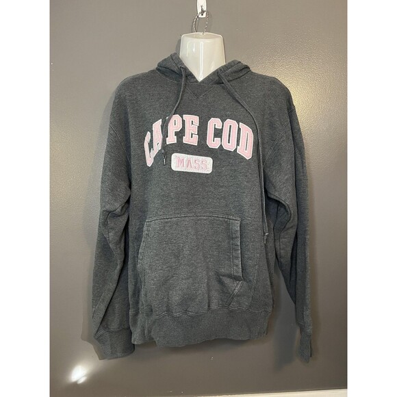 Cuffy's Tops - Cuffy's Cape Cod Hoodie Womens Small Pullover Sweatshirt Massachusetts Embroider
